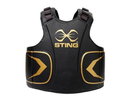 Sting Viper X Boxing Training Coach Body Protector Black Gold