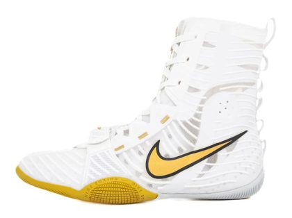 Nike HyperKO 3 Boxing Boots White / Gold / Black